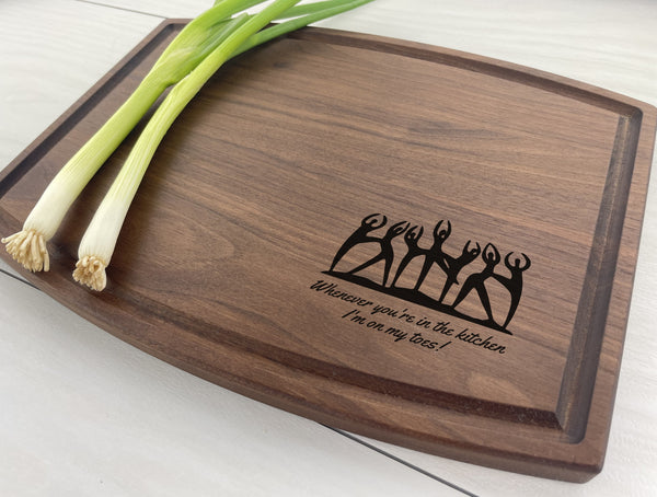 Ballet Dancers - Personalized Cutting Board - 203