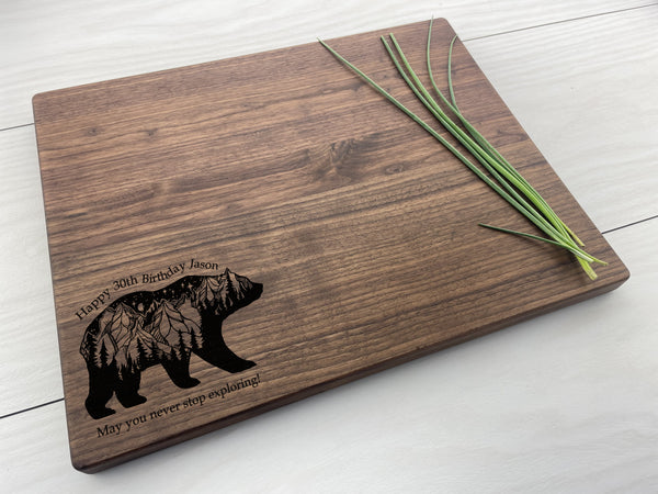 Never Stop Exploring - Personalized Cutting Board - 204