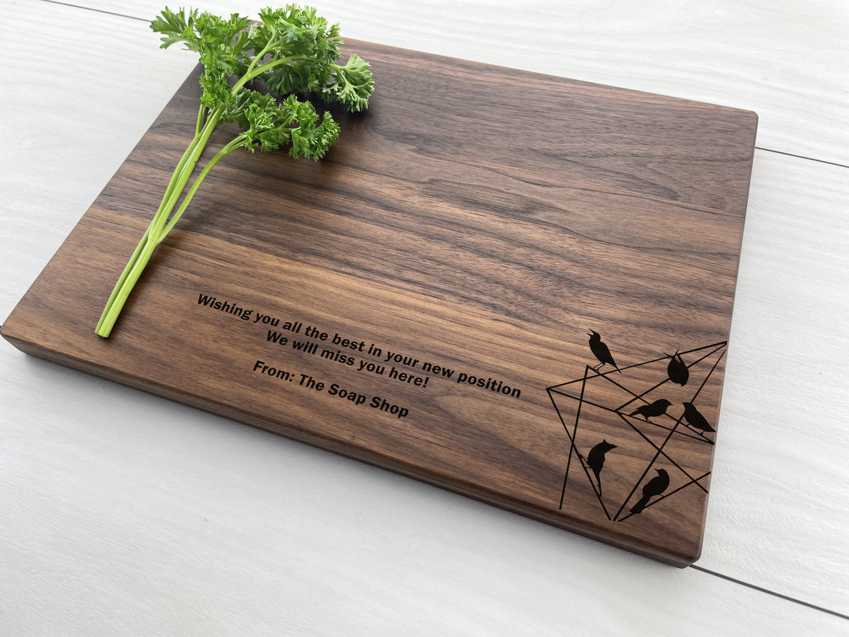 Going Away Present - Personalized Cutting Board - 207