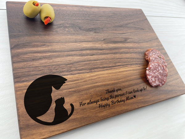 Cat Lover - Personalized Cutting Board - 212