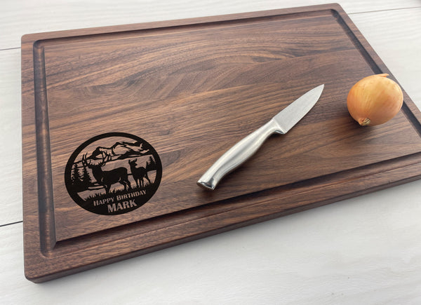 Buck & Doe - Personalized Cutting Board - 218
