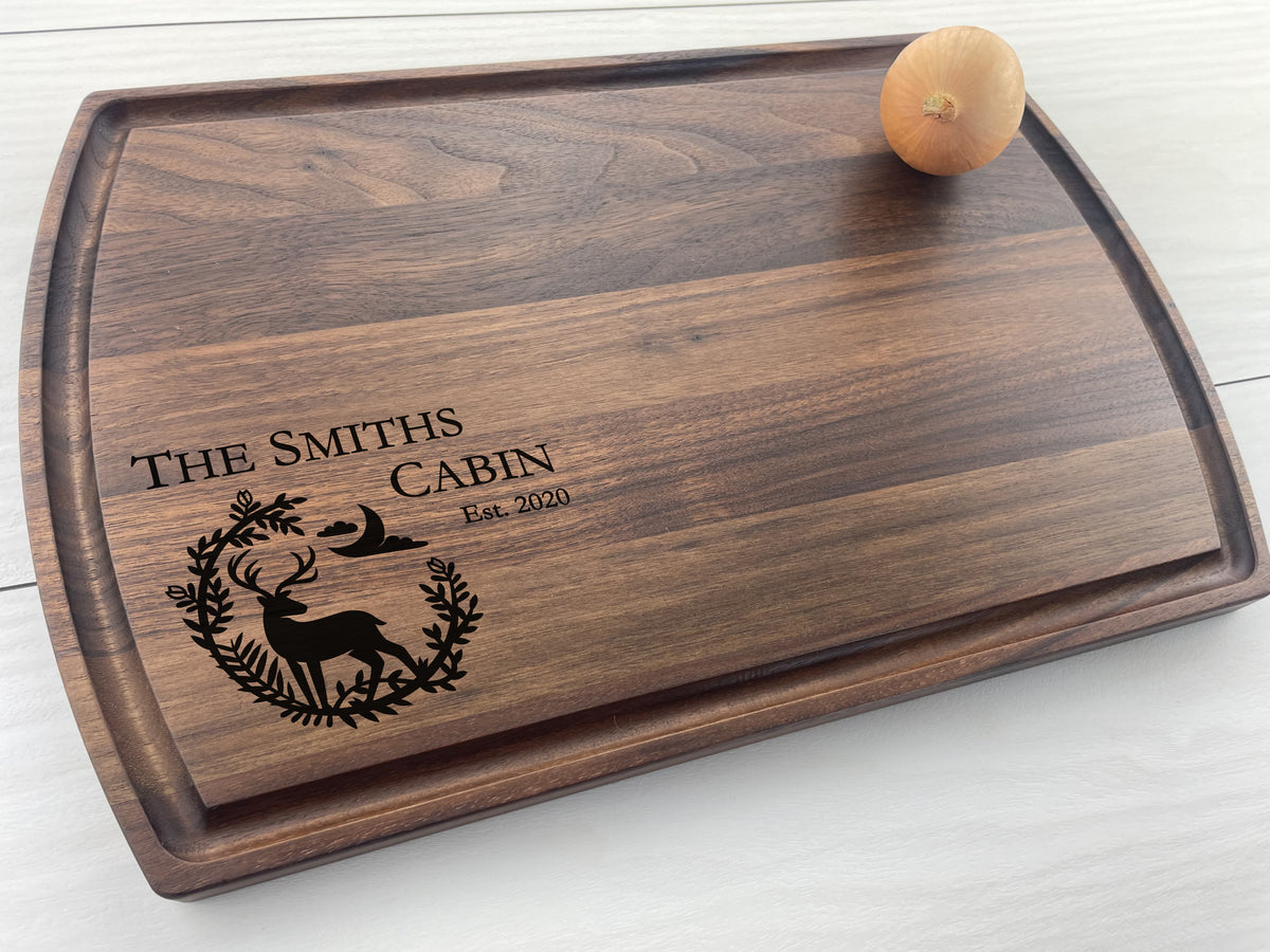 Hunt Camp - Personalized Cutting Board - 219