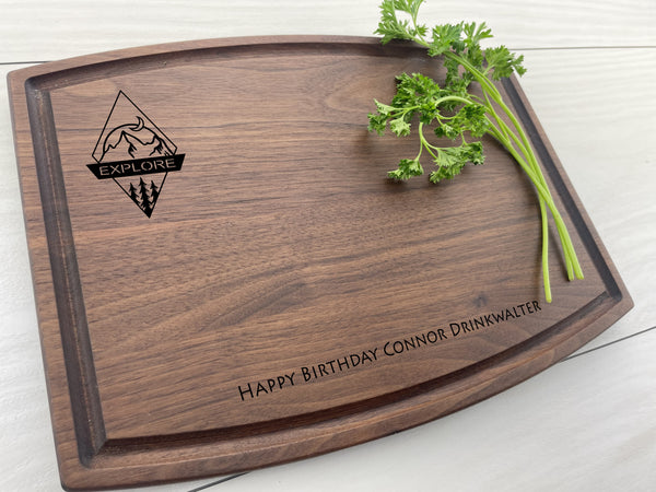 Explore - Personalized Cutting Board - 223