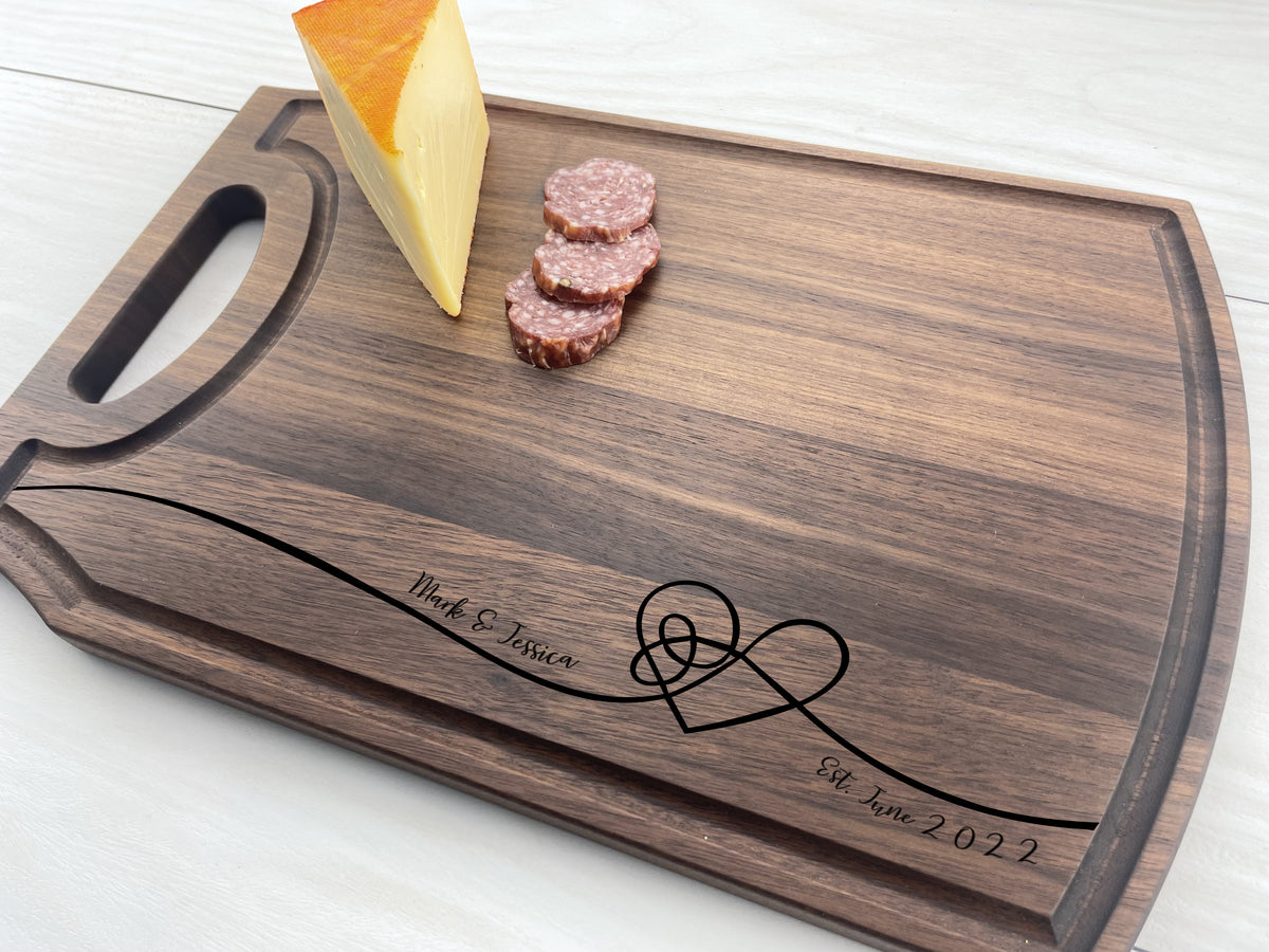 Valentines Day Gift - Personalized Cutting Board - 232