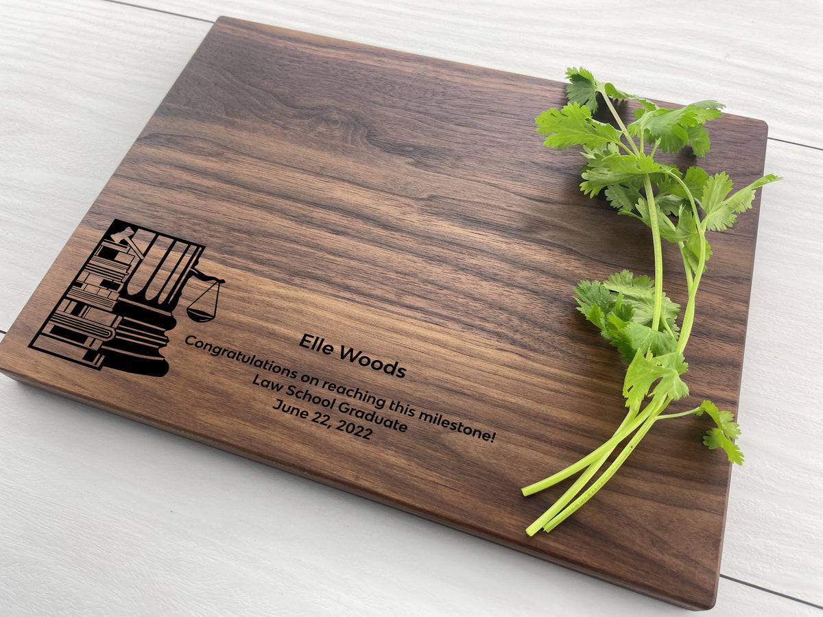 Law School Graduate - Personalized Cutting Board - 236