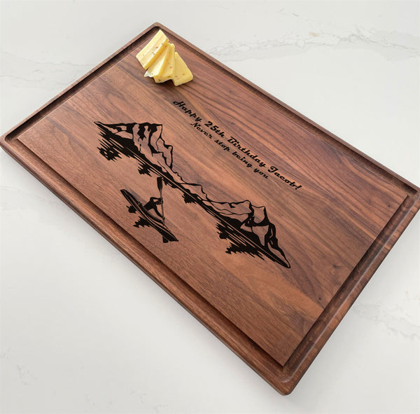 Kayaking - Personalized Cutting Board - 245