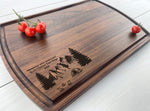 Mountain Camping - Personalized Cutting Board - 246 1