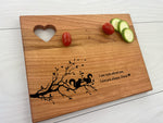 Squirrels in Love - Personalized Heart Board - 259 1