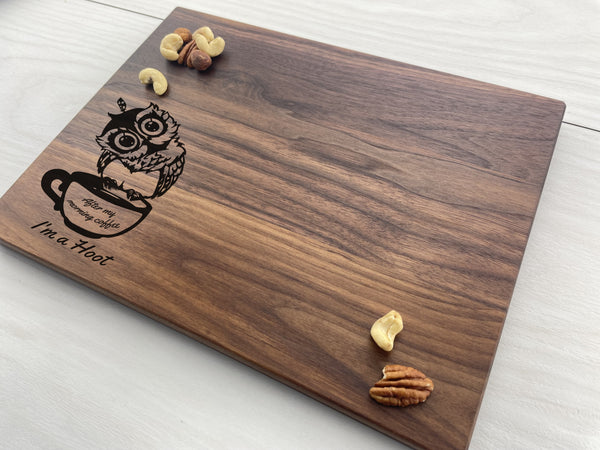Coffee Lover - Personalized Cutting Board - 288